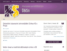 Tablet Screenshot of decin.kaes.cz