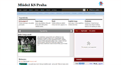 Desktop Screenshot of mladezpraha.kaes.cz